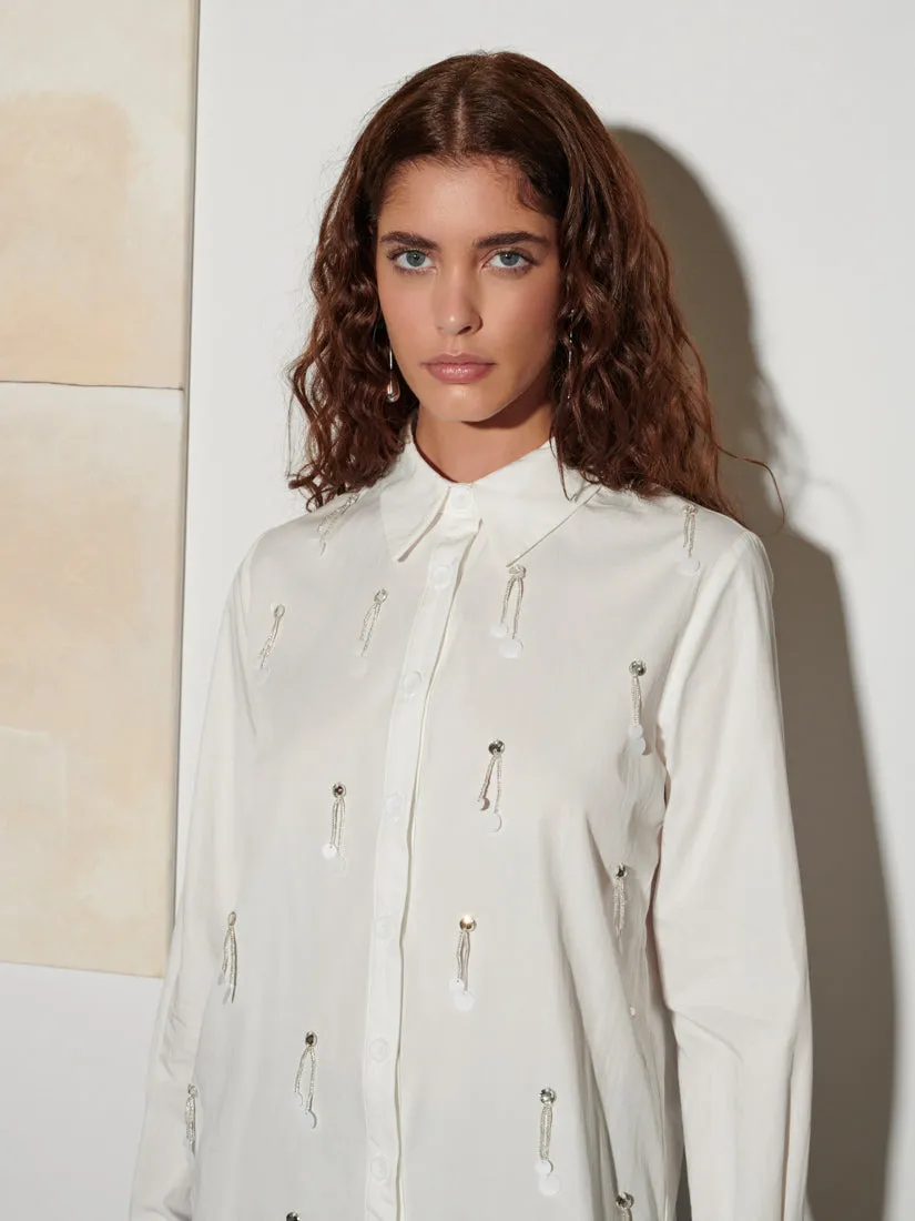 <b> Ghospell </b> Augusta Embellished Shirt sold by Sister Jane product image thumbnail 5