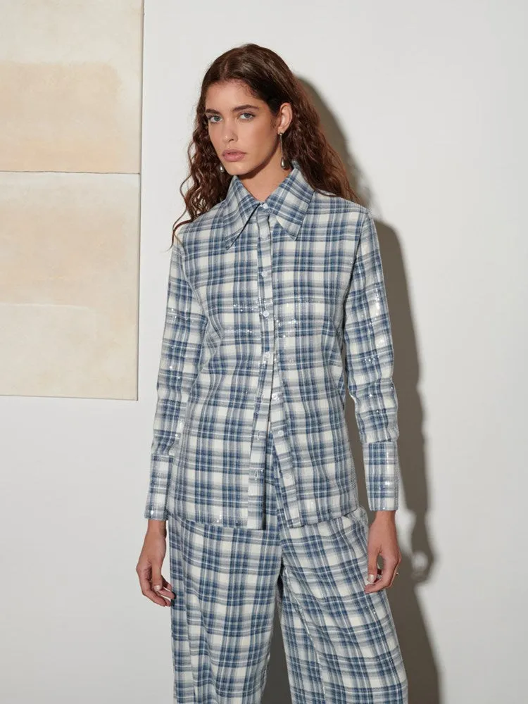 <b> Ghospell </b> Maya Sequin Shirt sold by Sister Jane