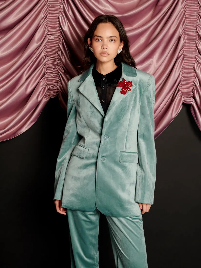 Elio Velvet Single Breasted Blazer sold by Sister Jane product image thumbnail 3