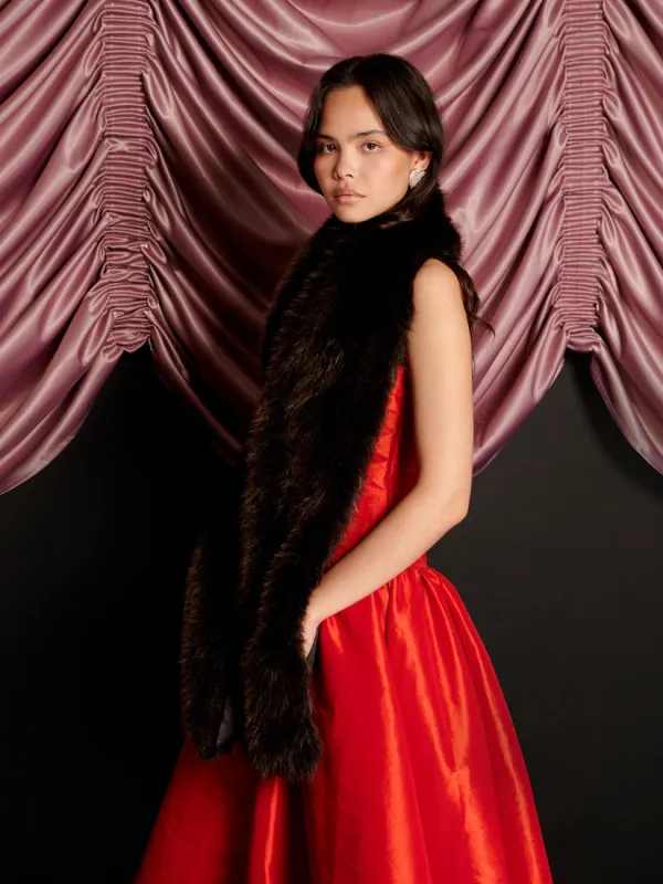 Malone Faux Fur Shawl sold by Sister Jane