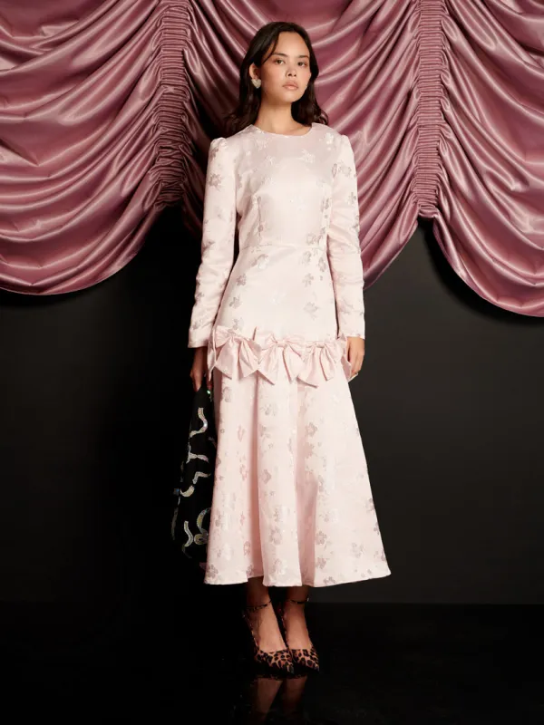 Gloss Jacquard Midi Dress made by Sister Jane