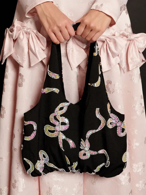 Ripple Bow Embellished Bag sold by Sister Jane