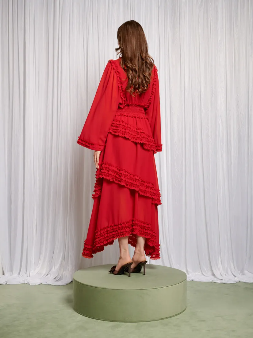 Augustine Maxi Ruffles Dress sold by Sister Jane product image thumbnail 5