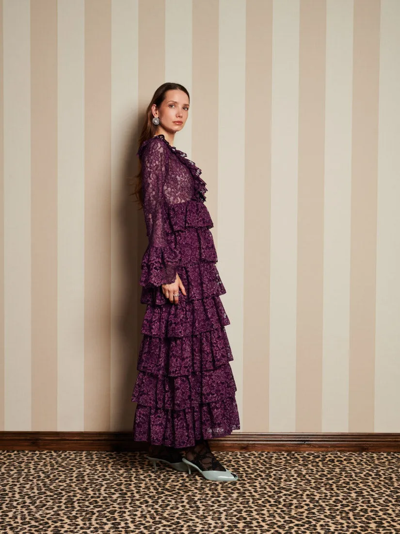 <b>DREAM</b> Quill Lace Maxi Dress sold by Sister Jane product image thumbnail 2