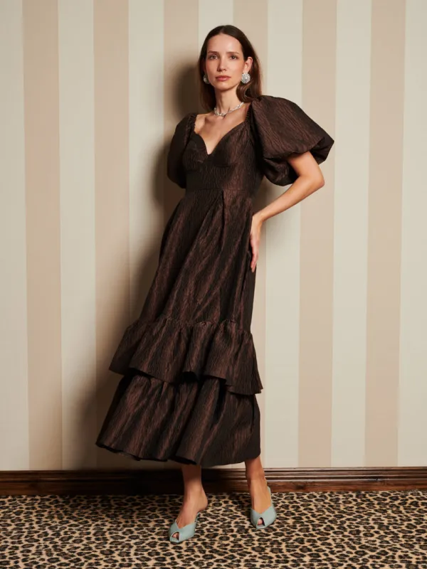 <b>DREAM</b> Antiques Jacquard Midi Dress made by Sister Jane