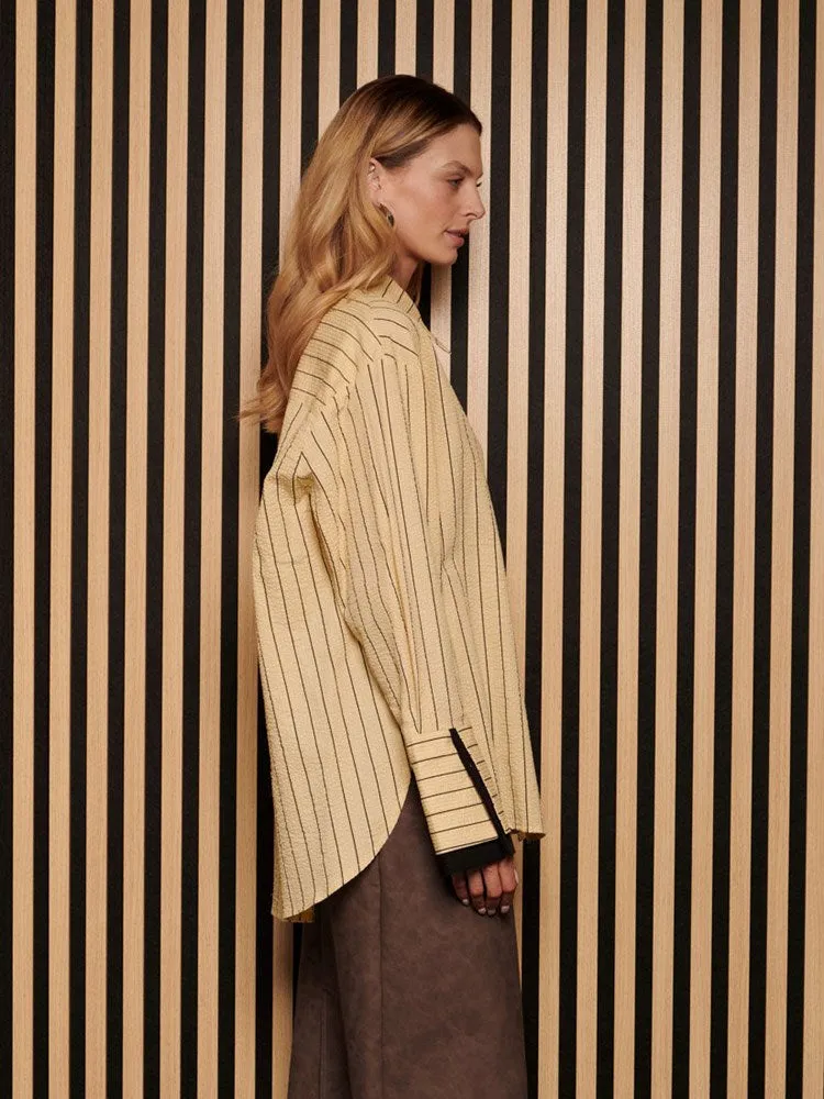 <b> Ghospell </b> Nita Stripe Shirt sold by Sister Jane product image thumbnail 3