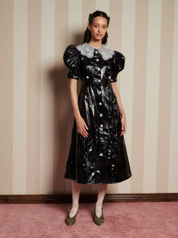 Lunette PU Midi Dress sold by Sister Jane