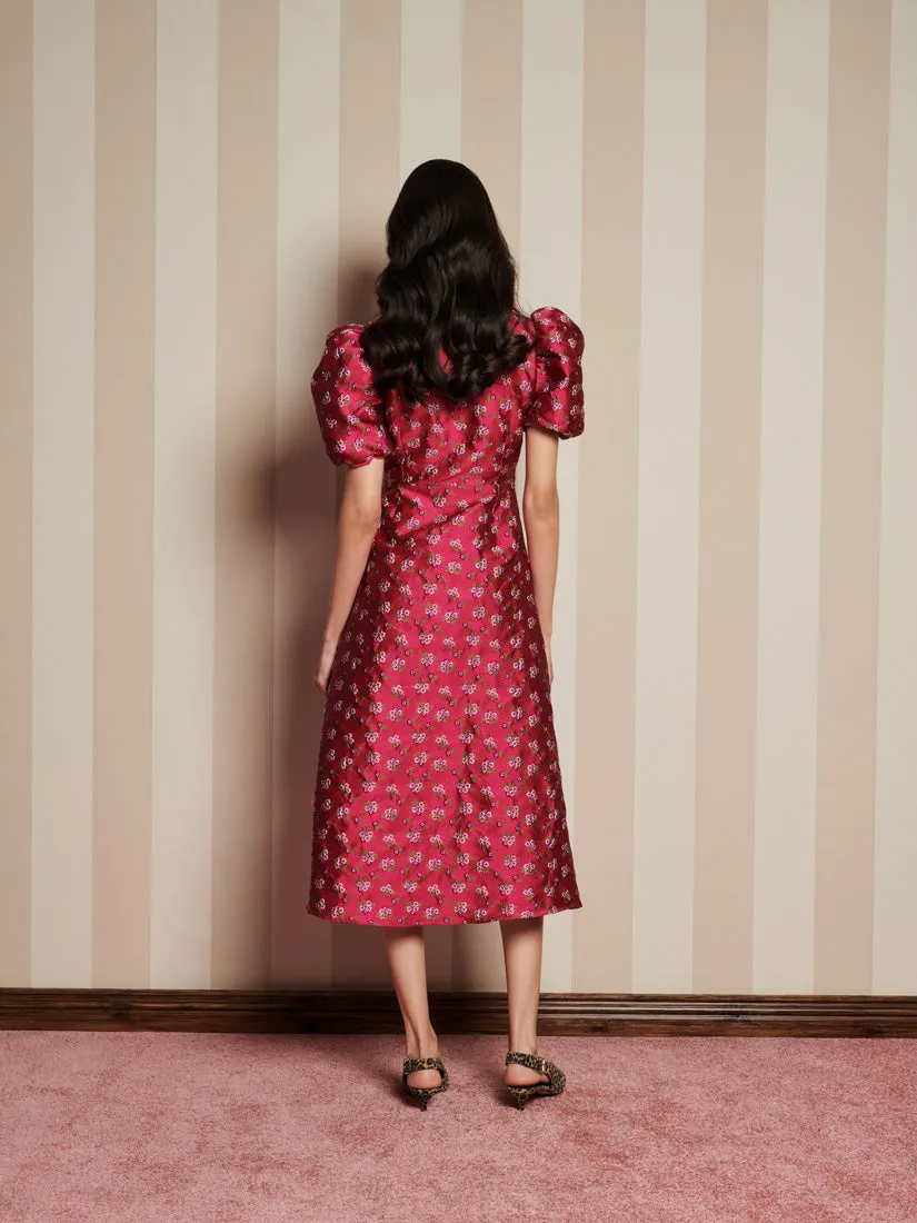 Momento Jacquard Midi Wrap Dress sold by Sister Jane product image thumbnail 3