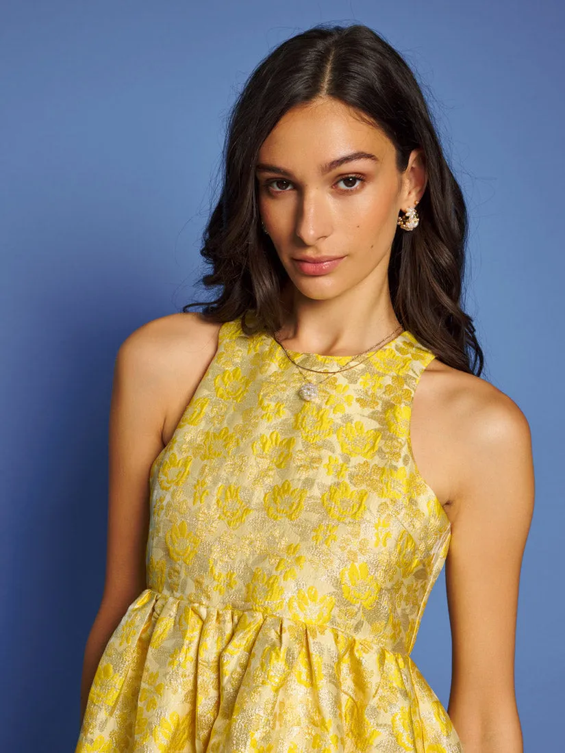 <b>DREAM</b> Shimmer Jacquard Mini Dress sold by Sister Jane product image thumbnail 5