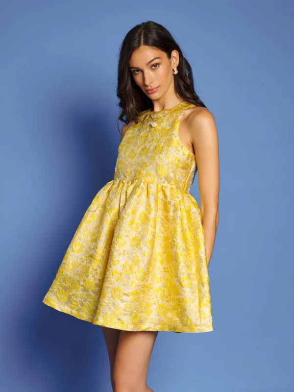 <b>DREAM</b> Shimmer Jacquard Mini Dress sold by Sister Jane