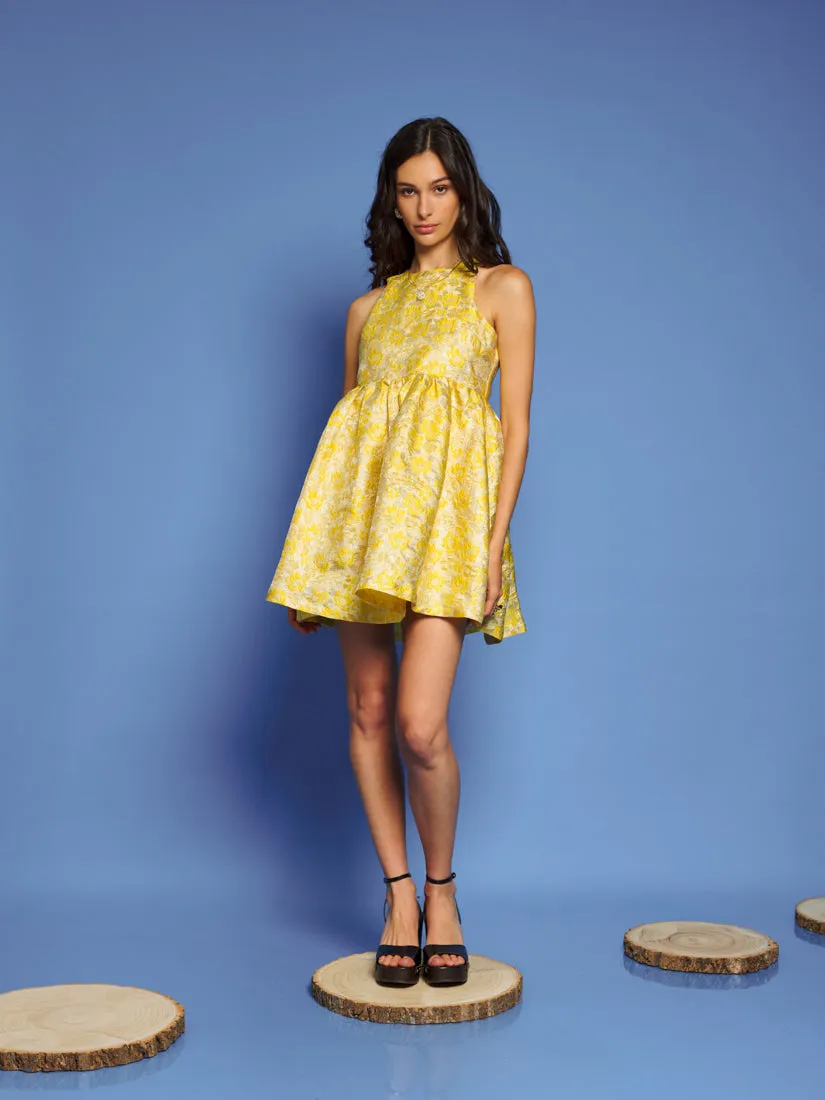 <b>DREAM</b> Shimmer Jacquard Mini Dress sold by Sister Jane product image thumbnail 4