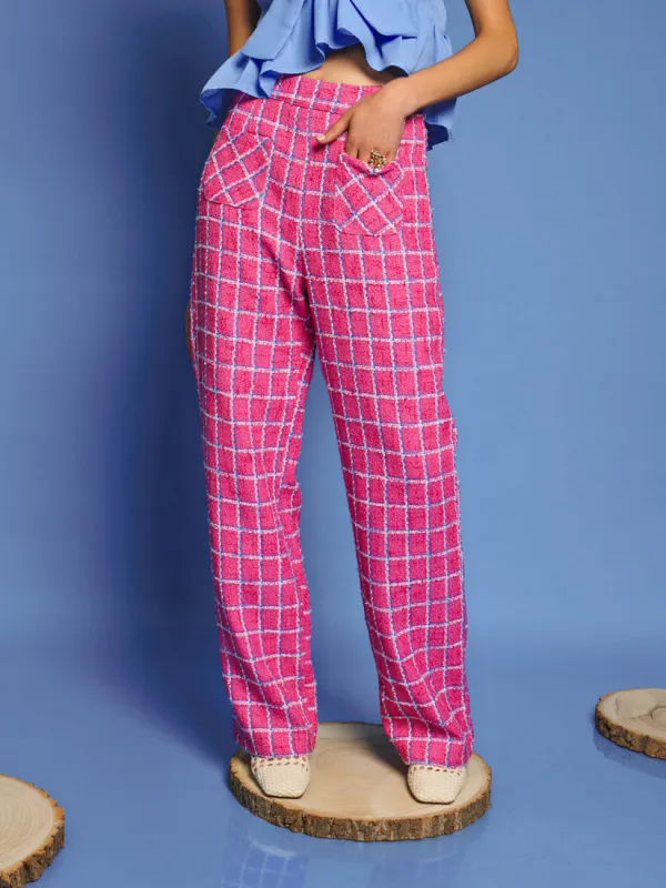 <b>DREAM</b> Cottage Check Tweed Trousers sold by Sister Jane