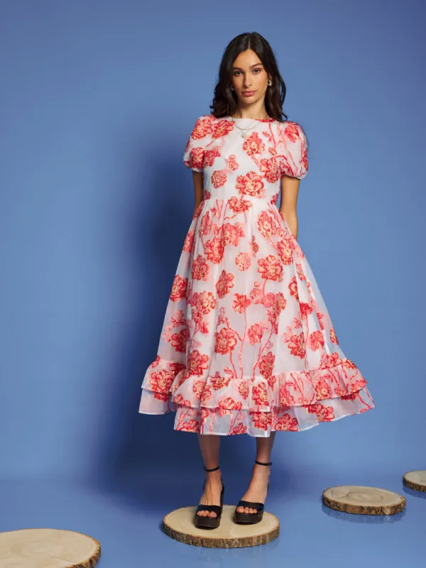 <b>DREAM</b> Willa Jacquard Midi Dress made by Sister Jane