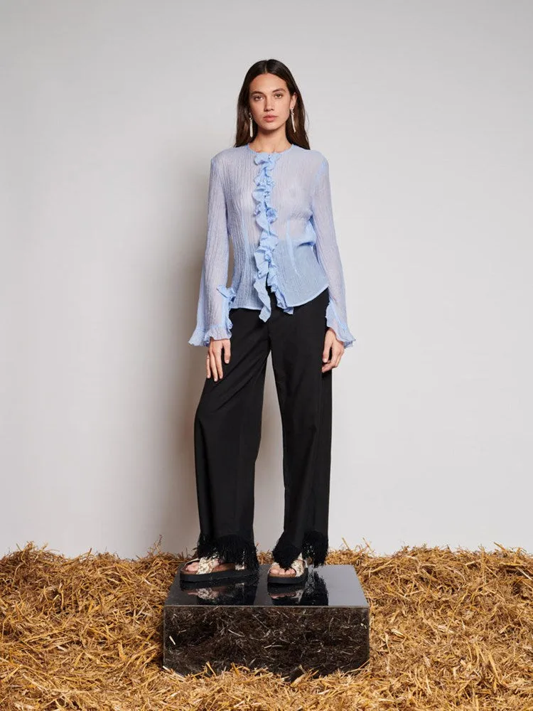 <b> Ghospell </b> Rhiannon Flounced Top sold by Sister Jane product image thumbnail 2