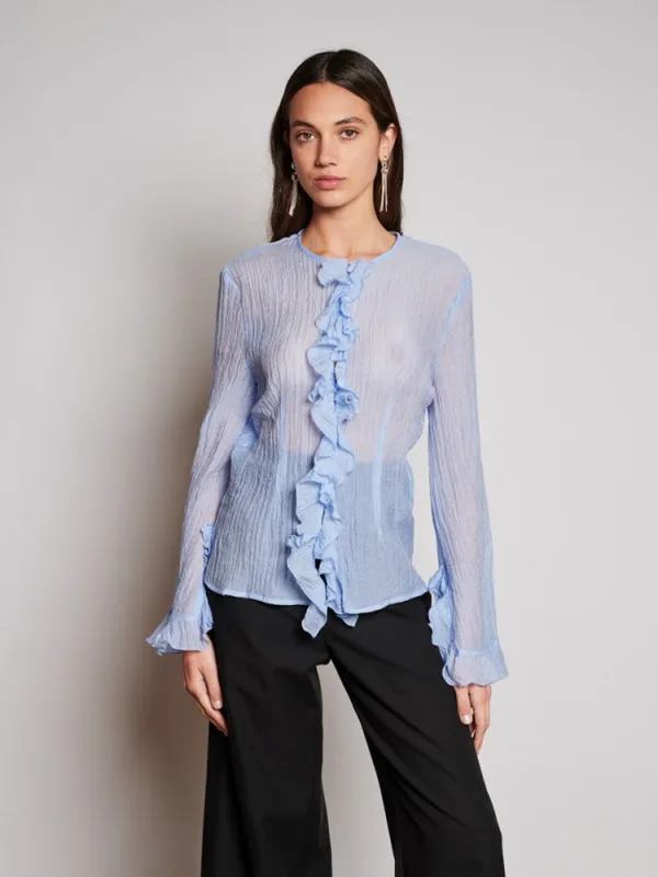 <b> Ghospell </b> Rhiannon Flounced Top sold by Sister Jane