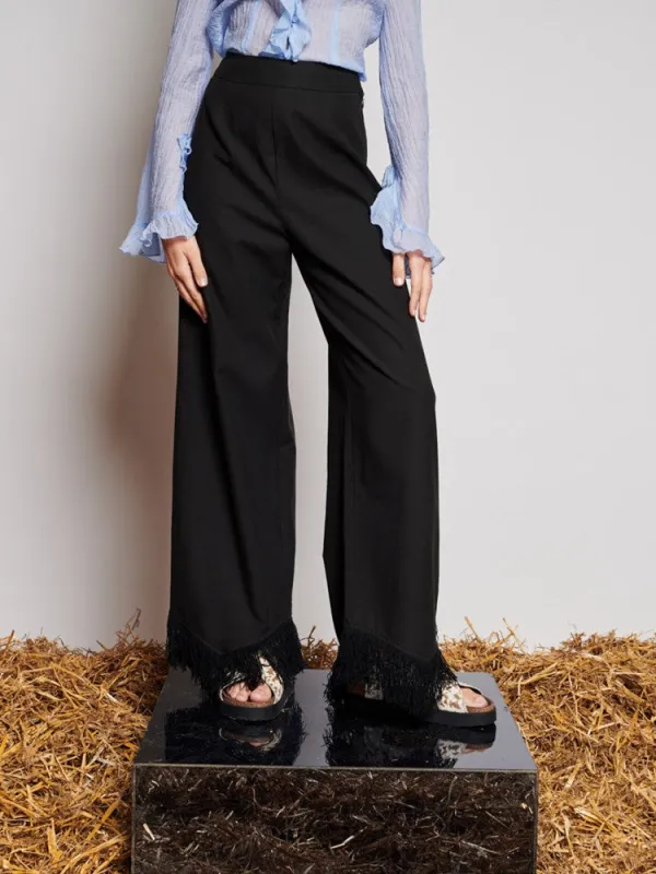 <b> Ghospell </b> Georgie Fringe Trousers sold by Sister Jane