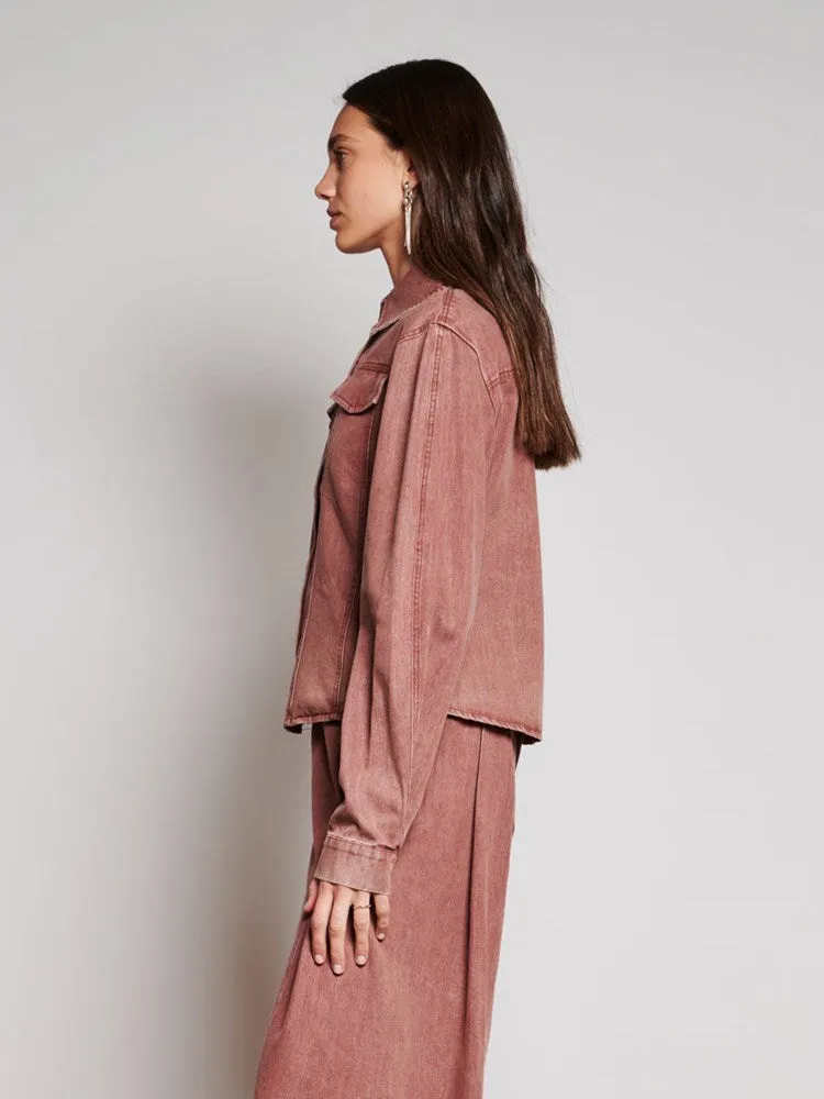 <b> Ghospell </b> Britt Denim Shirt sold by Sister Jane product image thumbnail 3