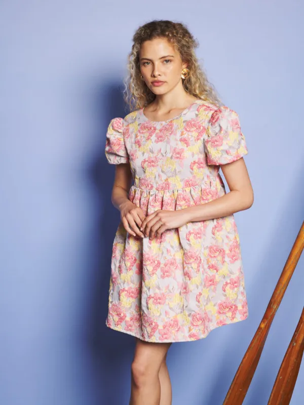 Echo's Jacquard Mini Dress sold by Sister Jane