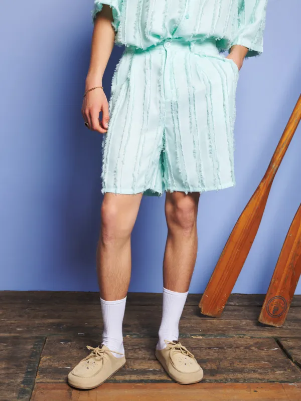 Davy Frayed Bermuda Shorts sold by Sister Jane