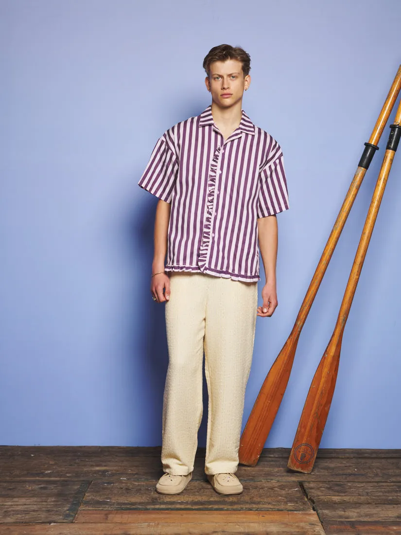Deck Stripe Revere Collar Shirt sold by Sister Jane product image thumbnail 2