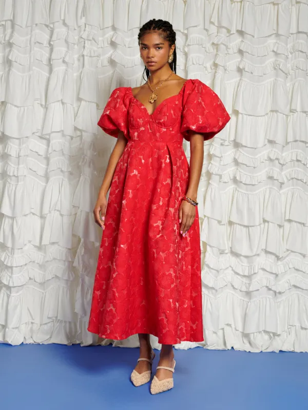 <b>DREAM</b> Maria Jacquard Midi Dress sold by Sister Jane
