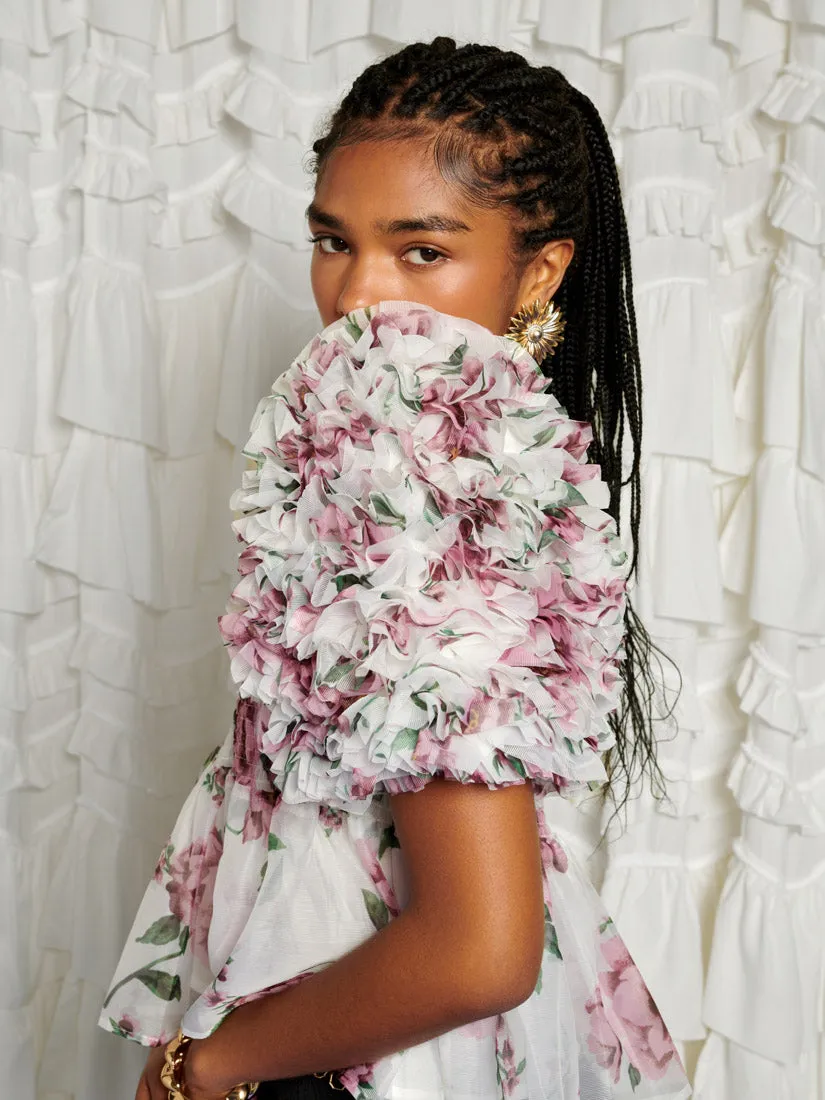 <b>DREAM</b> Alma Floral Ruffles Top sold by Sister Jane product image thumbnail 5