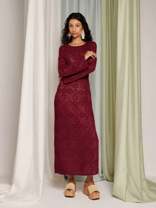 <b> Ghospell </b> Vicky Crochet Maxi Dress made by Sister Jane