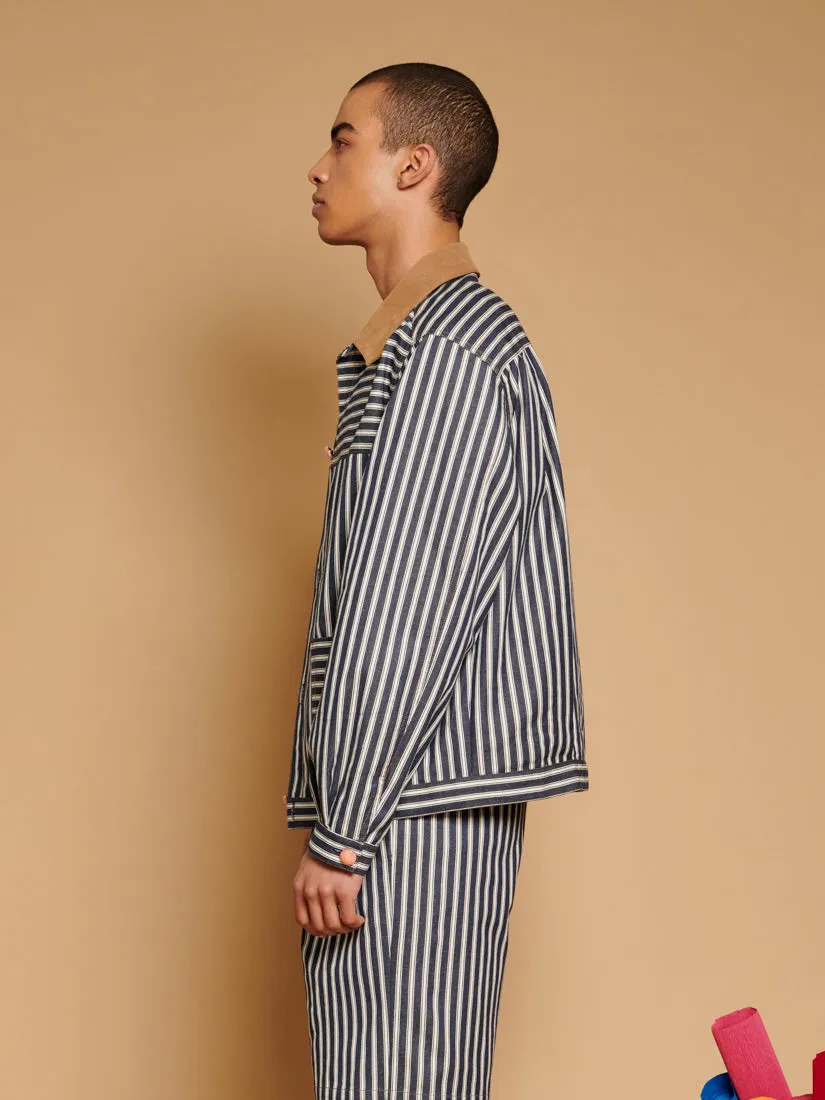 Luis Striped Lightweight Jacket sold by Sister Jane product image thumbnail 3