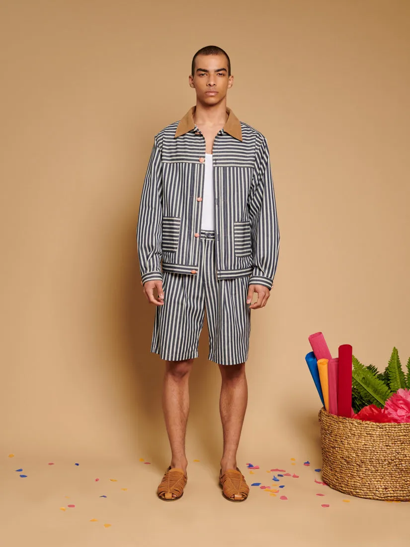 Luis Striped Lightweight Jacket sold by Sister Jane product image thumbnail 2