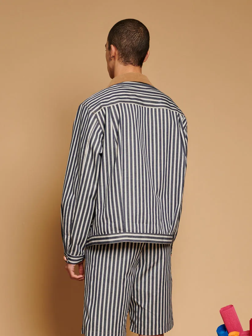 Luis Striped Lightweight Jacket sold by Sister Jane product image thumbnail 4