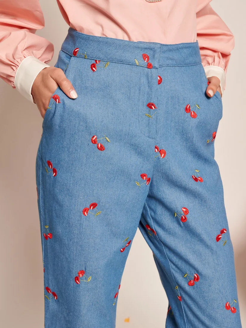 Lola Denim Cropped Trousers sold by Sister Jane product image thumbnail 5