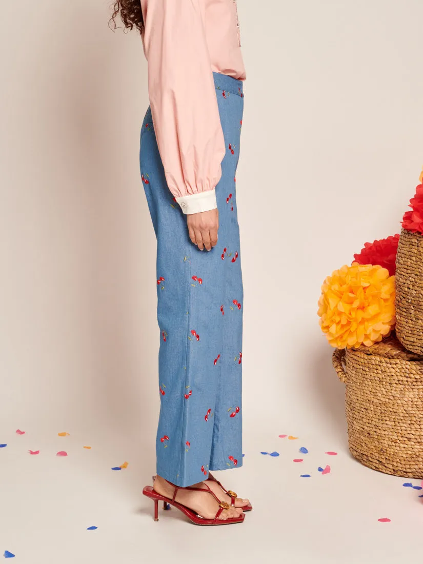 Lola Denim Cropped Trousers sold by Sister Jane product image thumbnail 2