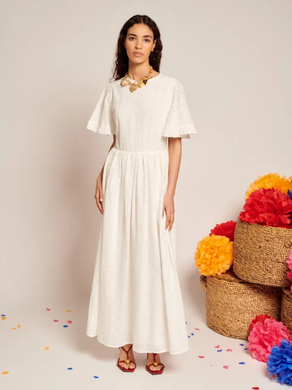 Blanca Broderie Anglaise Maxi Dress sold by Sister Jane