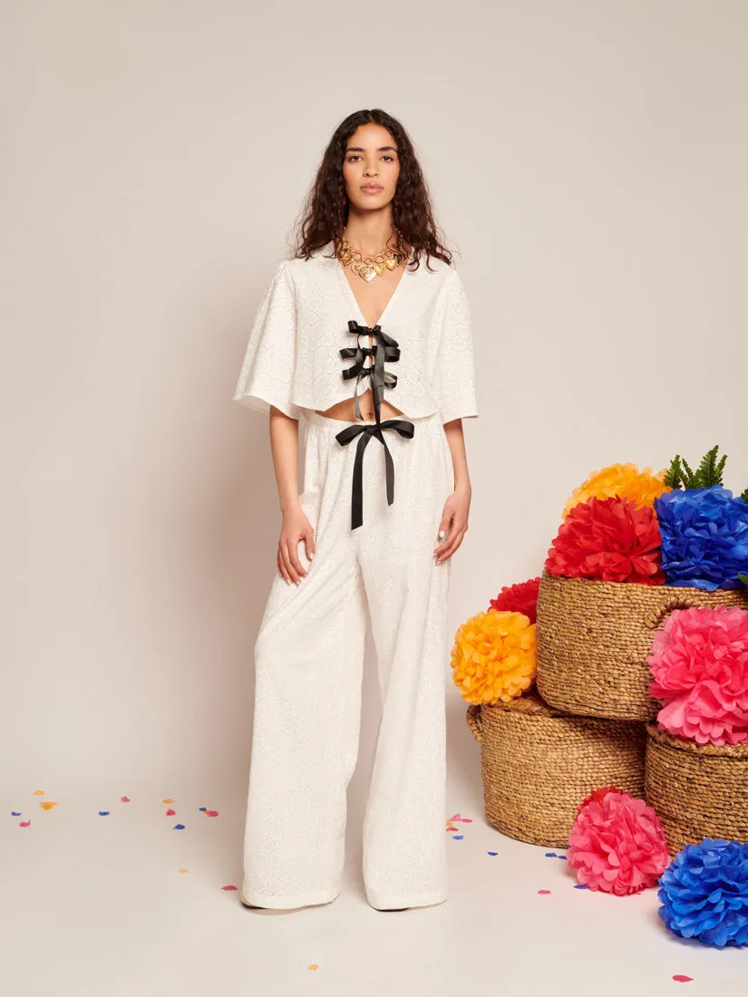 Blanca Broderie Anglaise Top sold by Sister Jane product image thumbnail 4