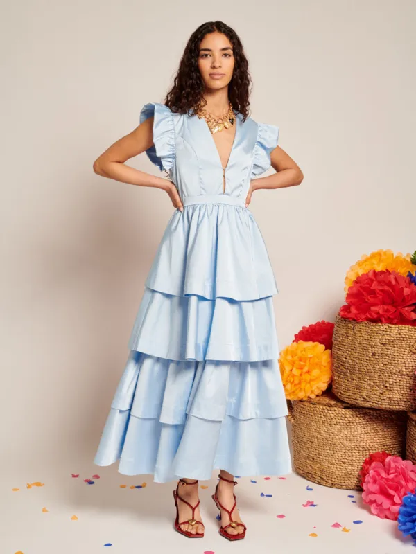 Feria Tiered Midi Dress made by Sister Jane