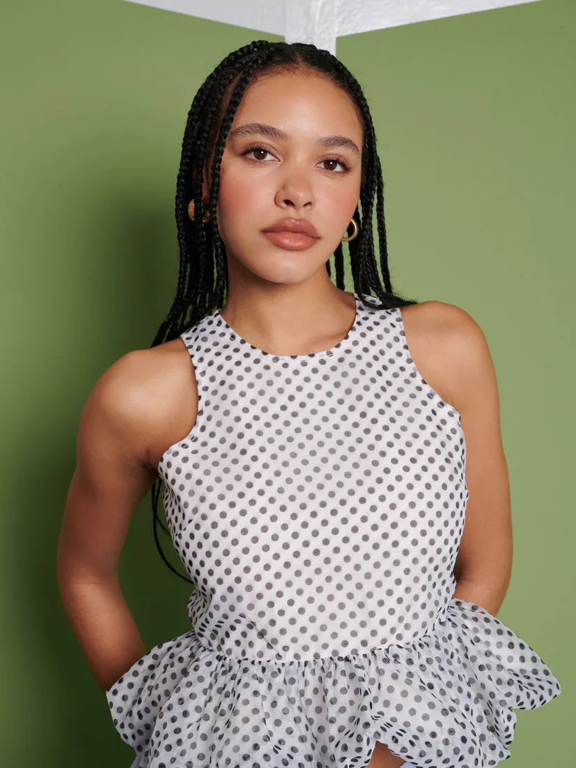 <b> Ghospell </b> Martina Polka Dot Top sold by Sister Jane product image thumbnail 5