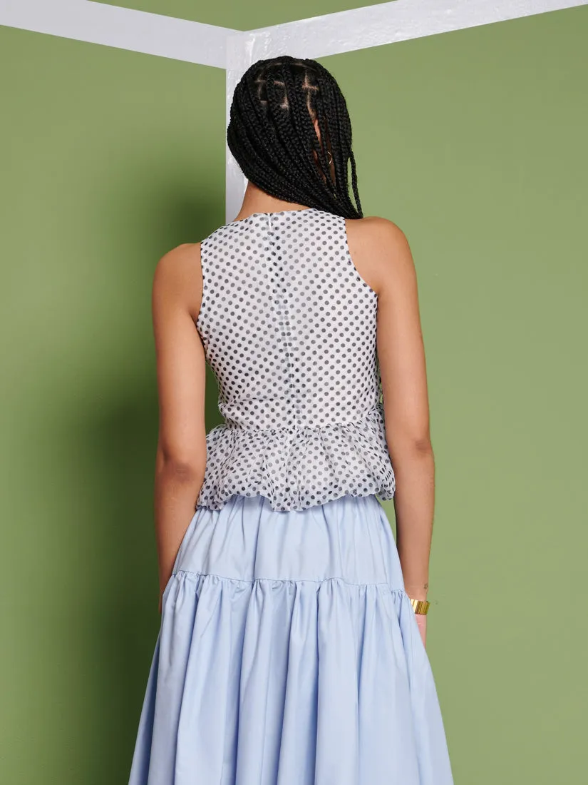 <b> Ghospell </b> Martina Polka Dot Top sold by Sister Jane product image thumbnail 4