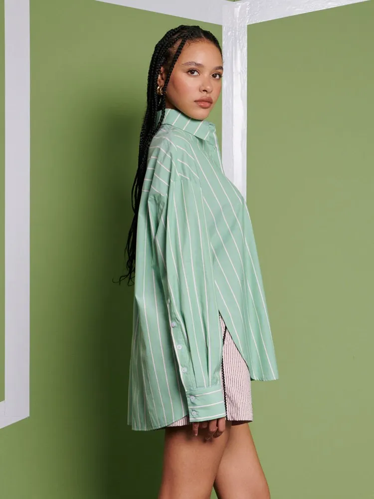 <b> Ghospell </b> Katarina Stripe Shirt sold by Sister Jane product image thumbnail 3