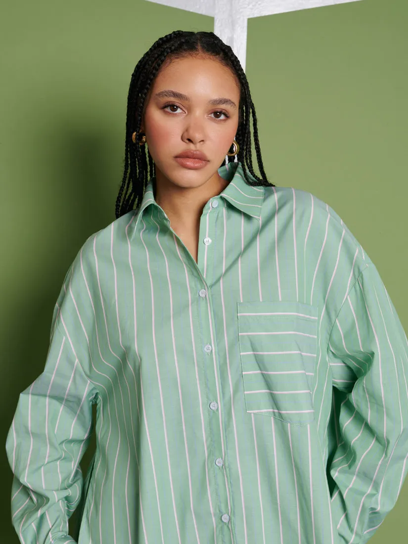 <b> Ghospell </b> Katarina Stripe Shirt sold by Sister Jane product image thumbnail 5