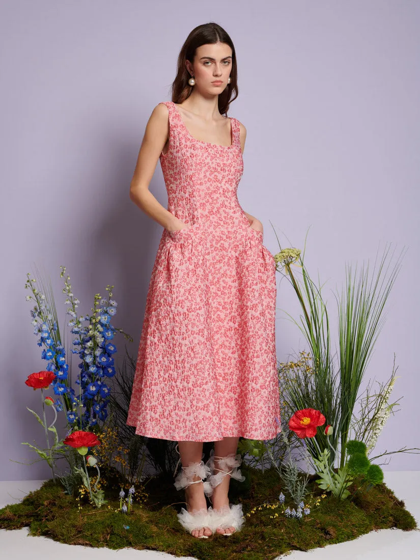 <b>DREAM</b> Zinnia Jacquard Midi Dress sold by Sister Jane