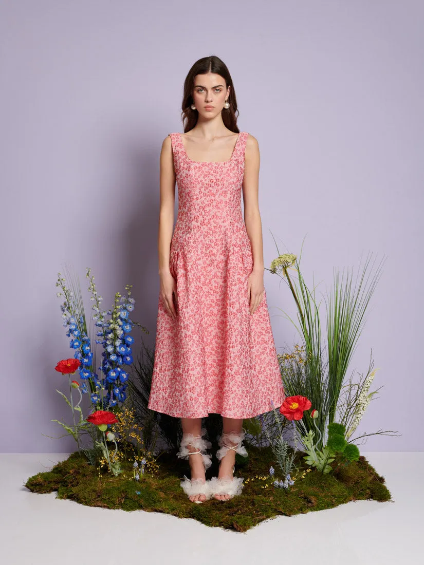 <b>DREAM</b> Zinnia Jacquard Midi Dress sold by Sister Jane product image thumbnail 4