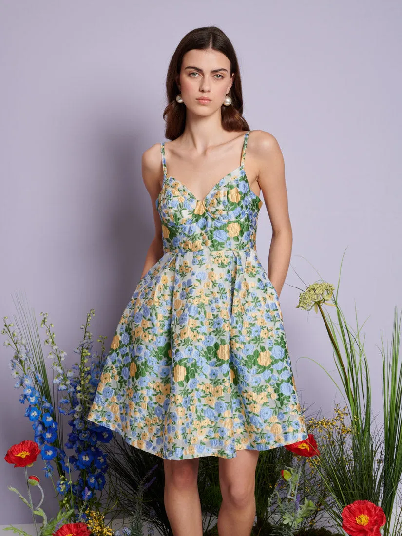 <b>DREAM</b> Marigold Jacquard Mini Dress sold by Sister Jane