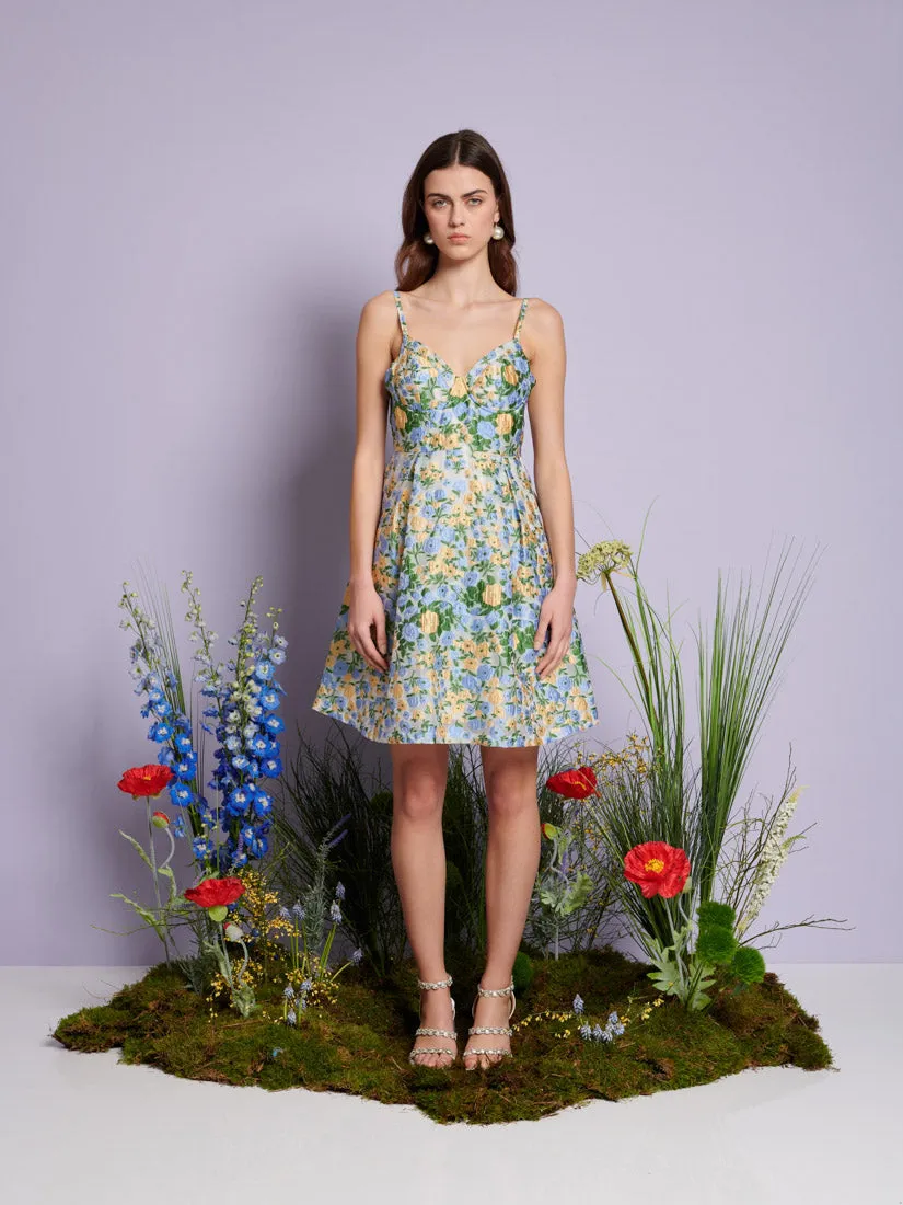 <b>DREAM</b> Marigold Jacquard Mini Dress sold by Sister Jane product image thumbnail 4