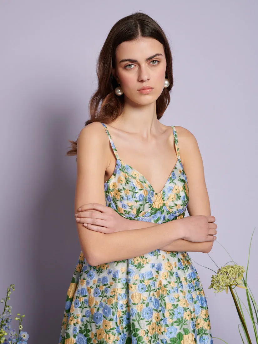 <b>DREAM</b> Marigold Jacquard Mini Dress sold by Sister Jane product image thumbnail 5