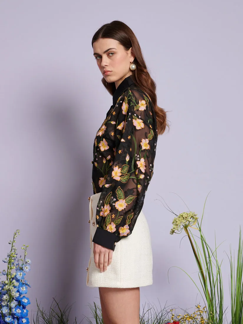 <b>DREAM</b> Wood Lily Embroidered Shirt sold by Sister Jane product image thumbnail 2