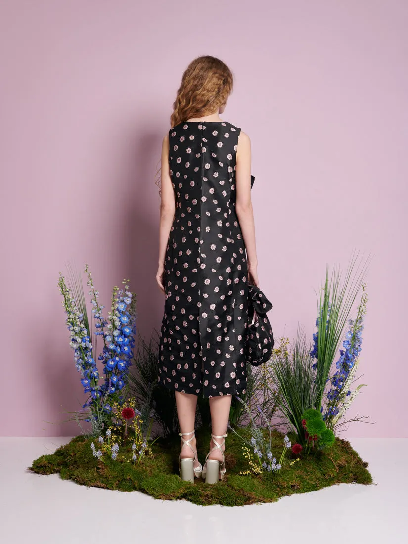 Rose Bells Jacquard Bow Dress sold by Sister Jane product image thumbnail 3