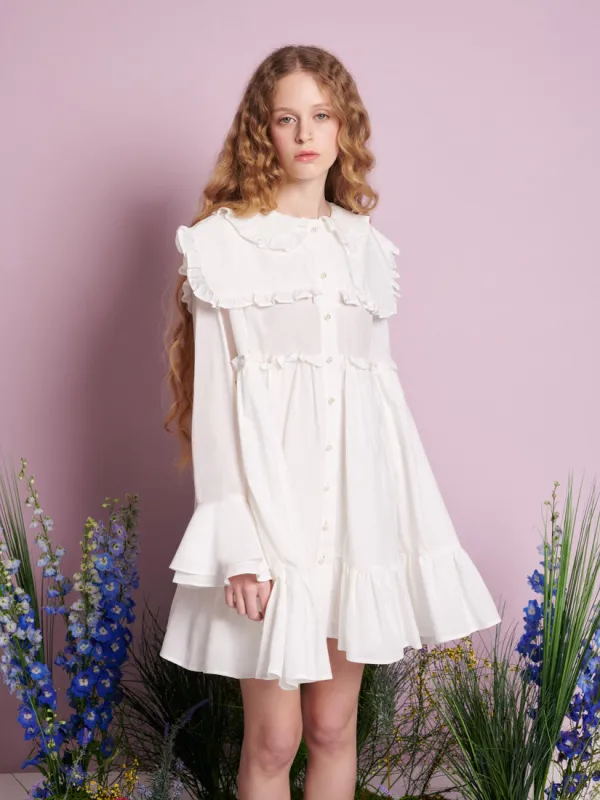 Sweet Pea Collar Mini Dress sold by Sister Jane