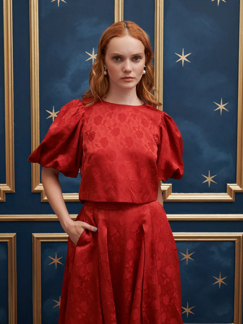 Charm Jacquard Top sold by Sister Jane