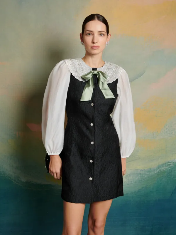 <b>DREAM</b> Dusk Jacquard Mini Dress sold by Sister Jane