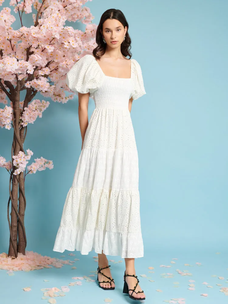 Dancing Blooms Midi Dress sold by Sister Jane